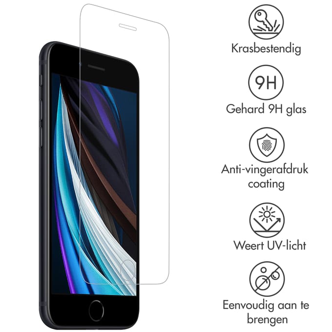 Accezz Screen Protector - Geschikt voor Apple iPhone 5s / SE (2016) / 5 - Gehard Glas Screenprotector