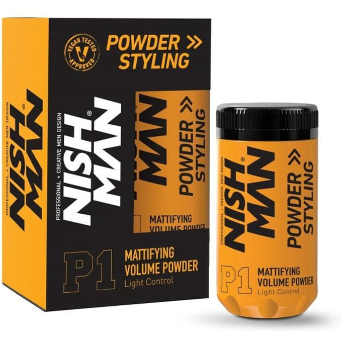 Nishman Hair Styling Powder P1 Light Control, Matte Volumepoeder 20g