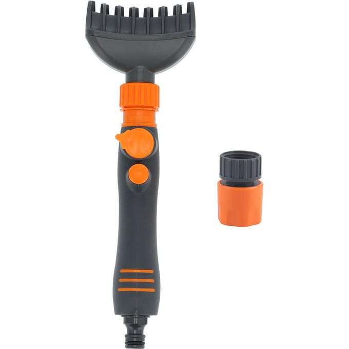 Handheld Filterpatroon Reiniger Draagbaar Zwembadfilter Schoonmaakborstel Gereedschap orange