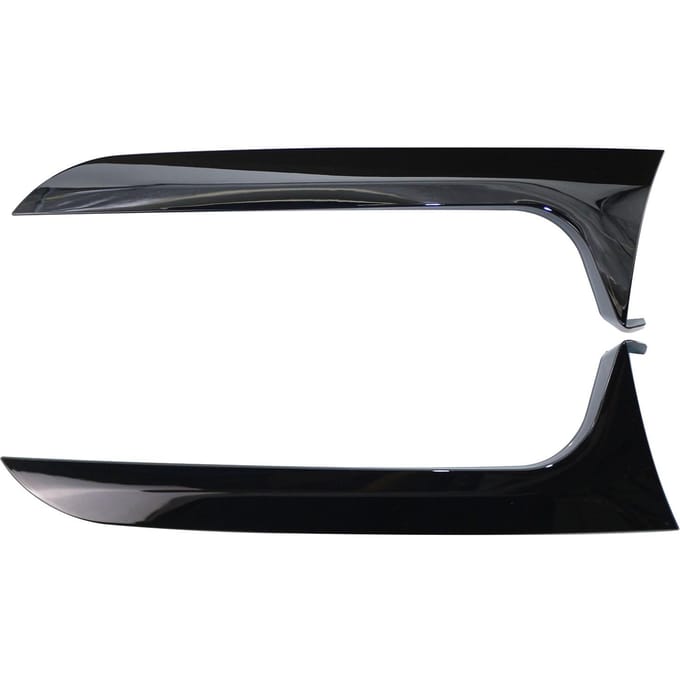 Vervanging van de achterruit-zijspoiler van de auto, de Canards Splitter voor de A6 C7 Allroad TDI zwart