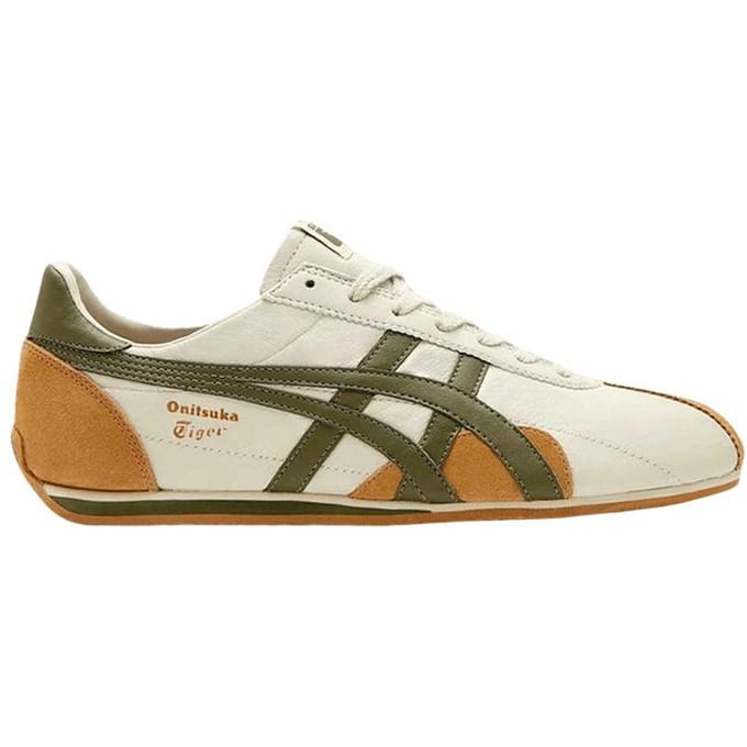 Onitsuka Tiger Runspark 'Beige Olijfgroen Mosterdgeel' 39 beige
