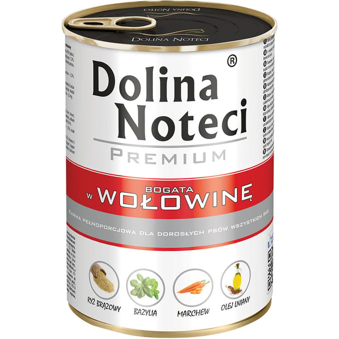 24x400g Dolina Noteci premium rundvlees hondenvoer nat