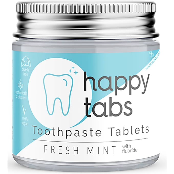 Happy Tabs Tandpasta Tabletten Munt fluoride