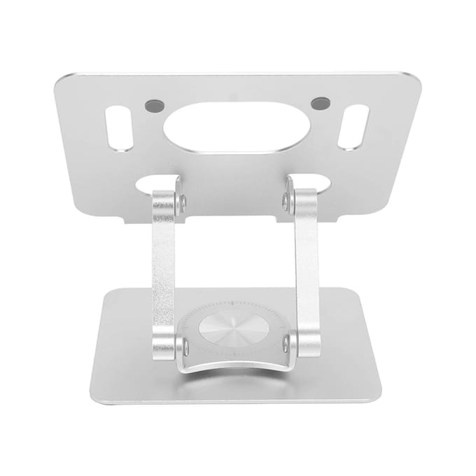 Verstelbare Tablethouder 360 Graden Rotatie Opvouwbaar Holle Koeling Aluminiumlegering Desktop Tablet white