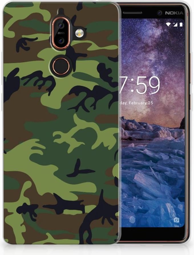 Nokia 7 Plus TPU bumper Army Dark