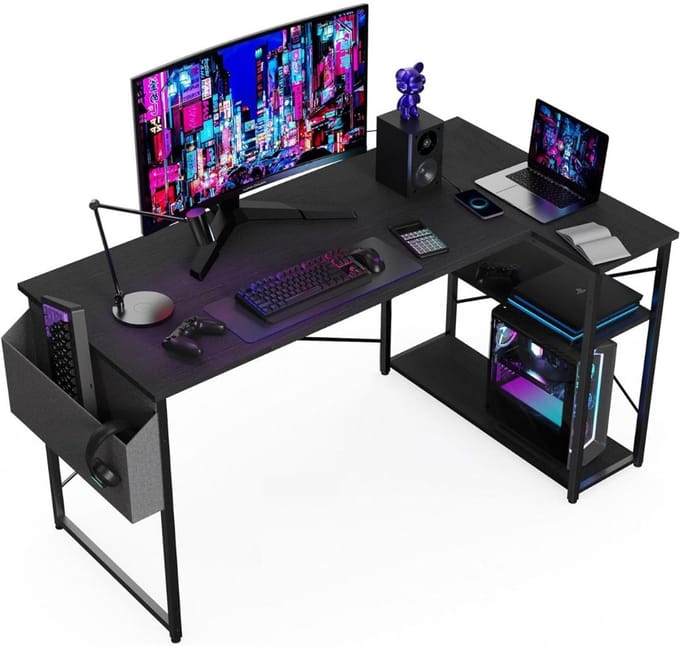DailySupplies® Hoekbureau Gaming - Bureau L Vormig - Computer Desk