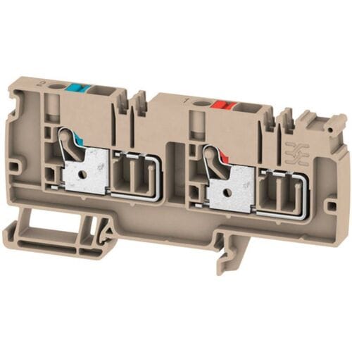 Weidmüller 1988260000 Doorgangsklem 8.1 mm Spanveer Grijs 20 stuk(s)