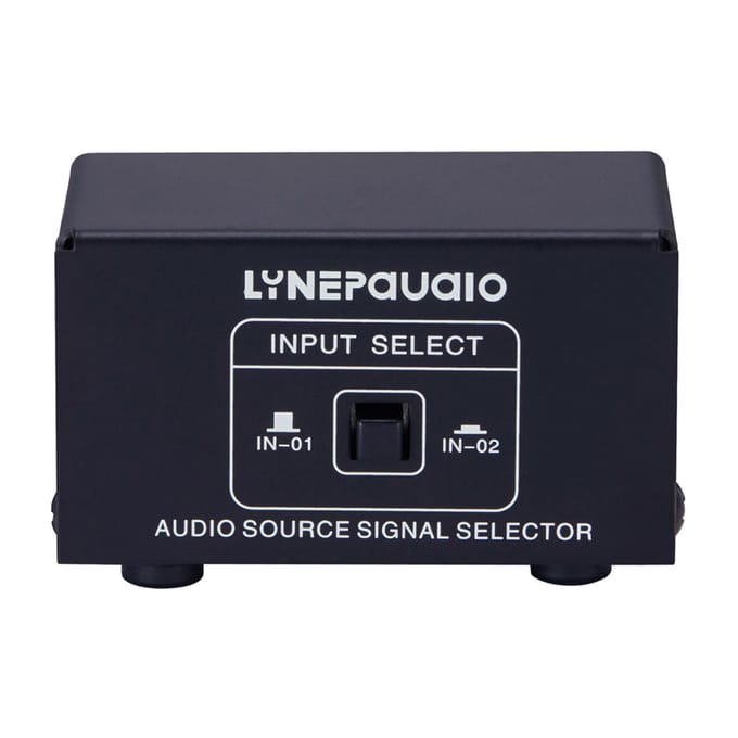 LINEPAUDIO Audio Switcher 3,5 mm 2 in 1 Uit / 1 in 2 Uit A/B Switch Stereo Audio Splitter Box met black