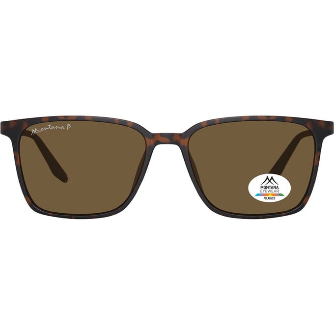 Montana Square Unisex Schildpad Bruin Gepolariseerd MP186