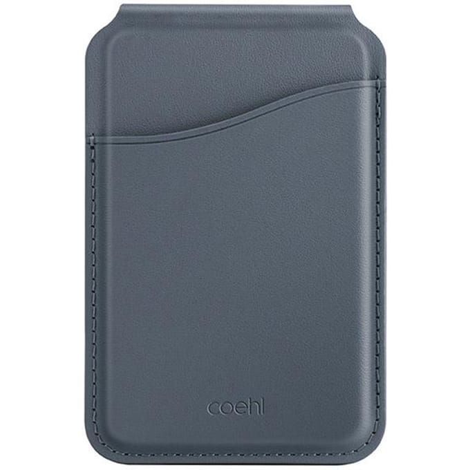 Coehl MagSafe kaarthouder met spiegel en standaard - Sapphire Blue