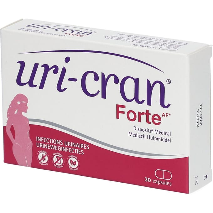 Uri-cran Forte Af Caps 30 Nf | Effectieve Blaasontsteking Behandeling | Snelle Verlichting