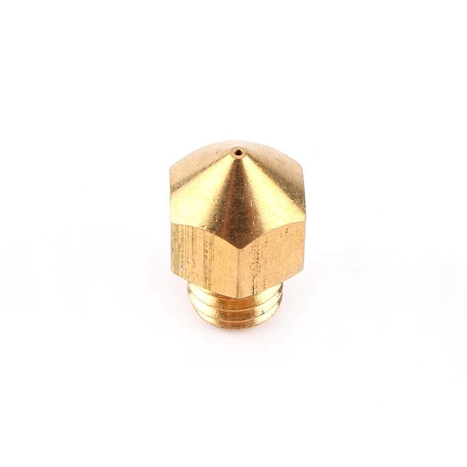 4 stuks 0,2 + 0,3 + 0,4 + 0,5 mm extruder nozzle printkop voor Makerbot 3D printerset beige