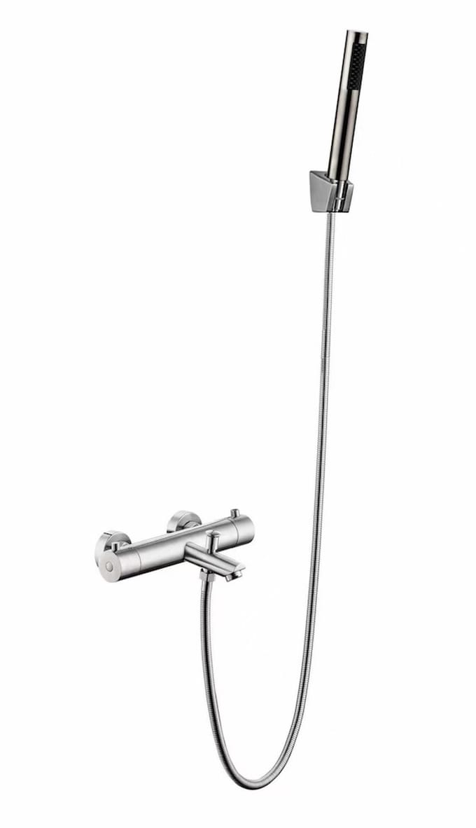 LINEA UNO - Vass - RVS - Thermostaat badkraan - - 201366