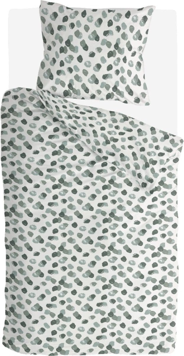 BYRKLUND Dekbedovertrek Spotty Animal Groen 140 x 200 cm