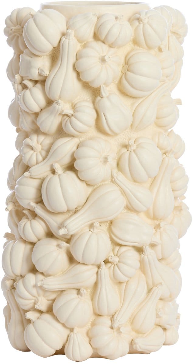 Light & Living Vaas Pumpkin 49cm - Crème