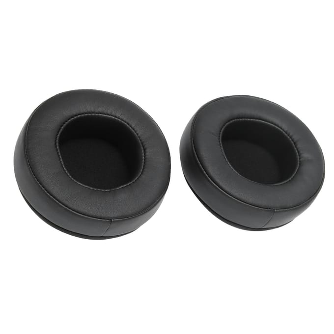 2 stuks 90 mm hoofdtelefoon oorkussen universele stereo headset oorkussen vervangingsonderdelen black