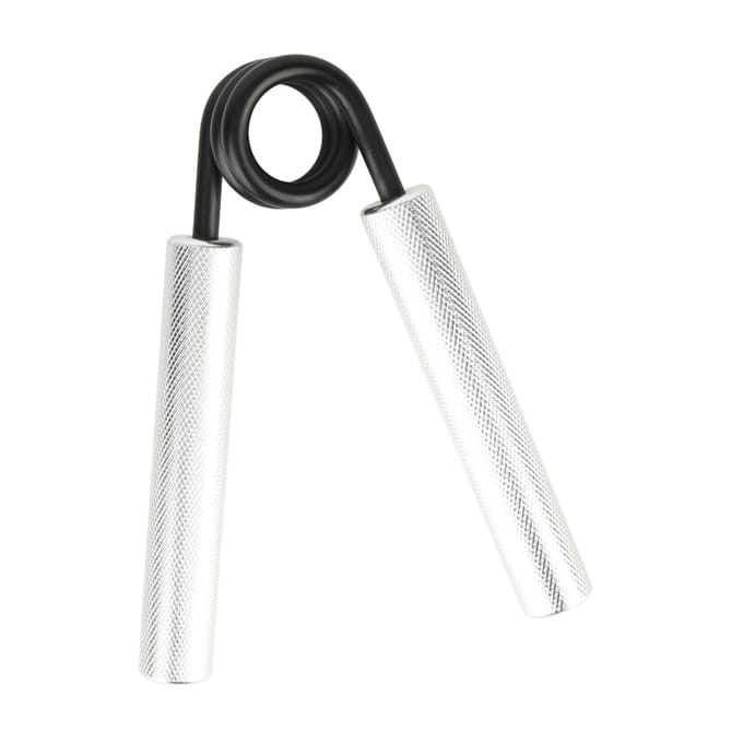 Handgreep met Aluminium Handvat Stalen Veer Verbeter Handflexibiliteit Bevorder Bloedcirculatie Greep white