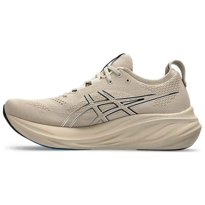 ASICS Gel Nimbus 26 Feather Grey Black Heren Sneakers Tan 1011B794-021 40 gray