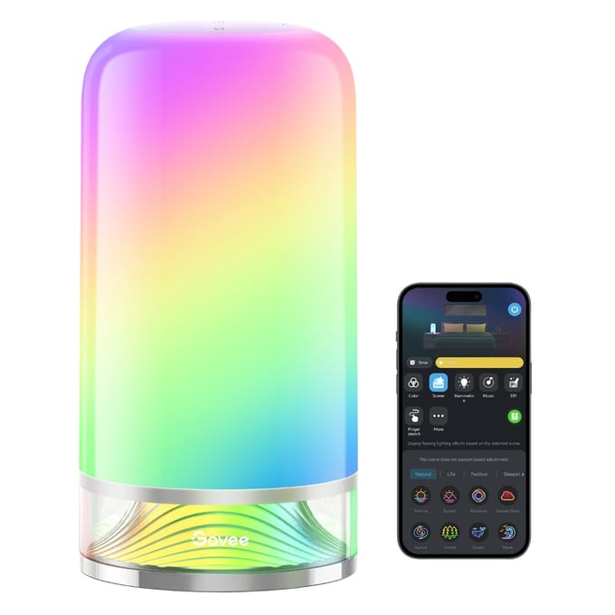 Govee slimme tafellamp Matter RGBIC 22 cm - 60+ lichtscènes