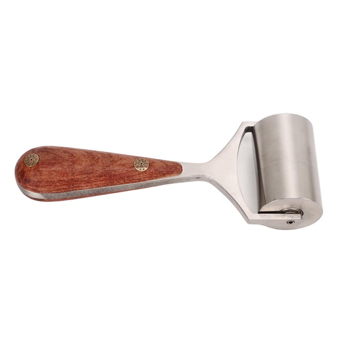 Lederen Roller Hoge Hardheid Ergonomisch Professioneel Lederen Persroller voor DIY Lederen Ambachten brown