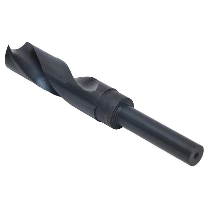 Forets à queue réduite HSS Twist Droit Queue 1 2in Outil de perçage 21.5mm Noir