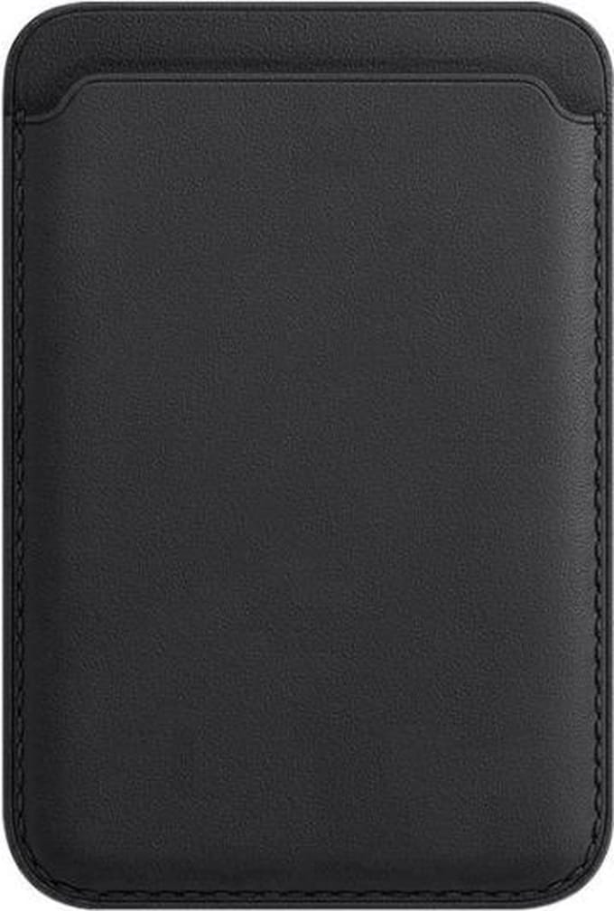 PU Lederen Kaarthouder voor iPhone 12/13/14/15/16/17 Series _ Zwart