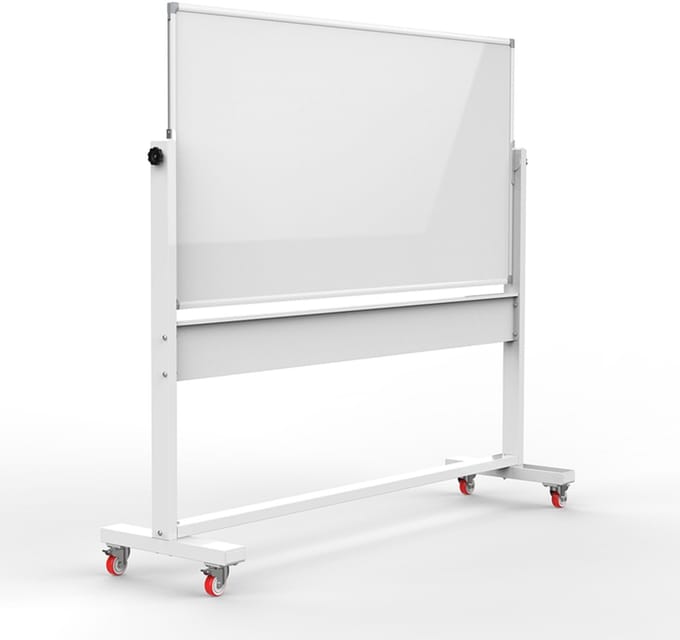 IVOL Verrijdbaar whiteboard Premium - Emaille - 100x200 cm