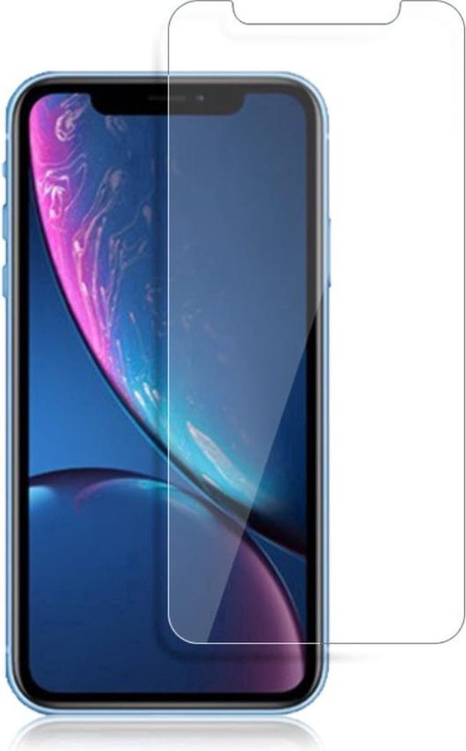 New Age Devi - Screenprotector geschikt voor iPhone XR - speciaal ontworpen voor optimale bescherming en stijl!