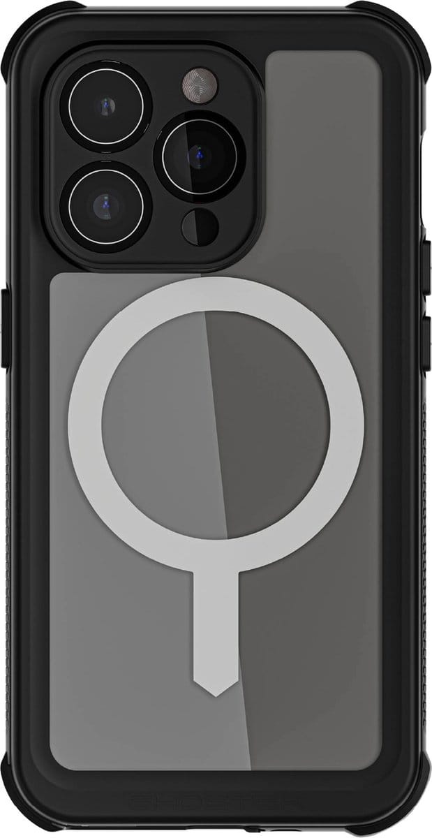 Ghostek Nautical iPhone 15 Pro Hoesje Waterdicht met MagSafe Zwart