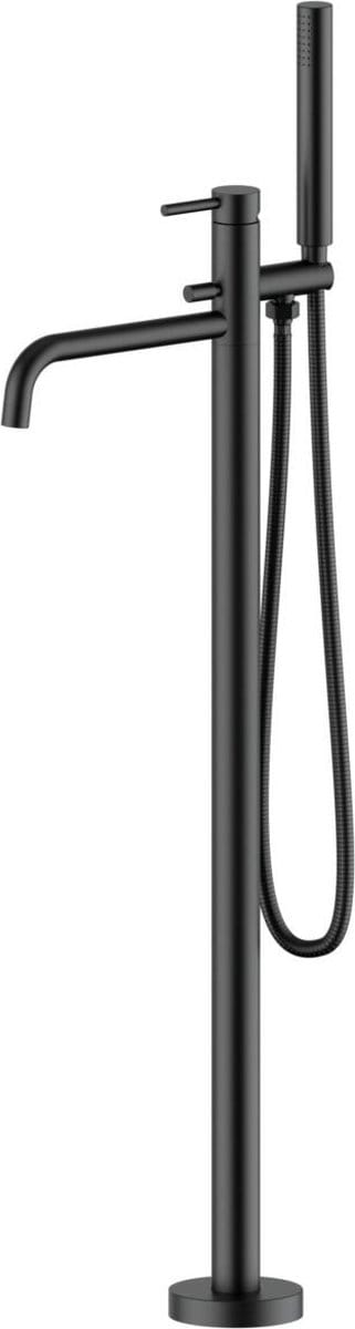 Allibert Staande Mengkraan Avery - Zwart - Met Handdouche - 115cm