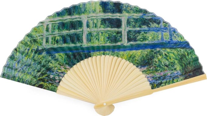 Lanzfeld - Waaier - Handwaaier - Bamboe - Monet - Japanse Brug