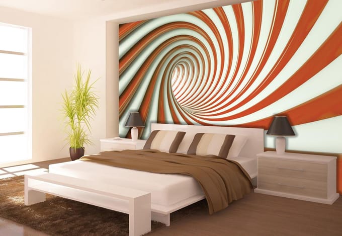 Abstract Swirl Photo Wallcovering