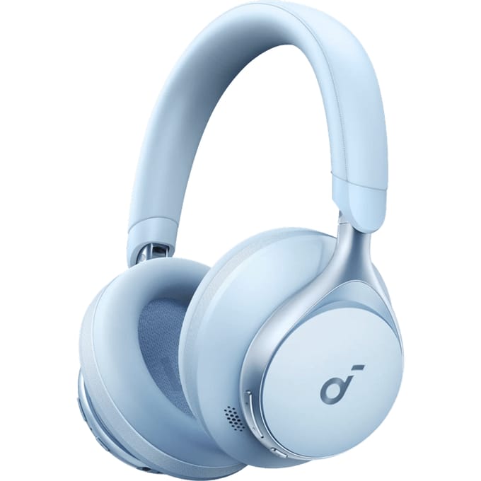 Anker Space One draadloze hoofdtelefoon, muziek/dagelijks, USB Type-C, Bluetooth, blauw