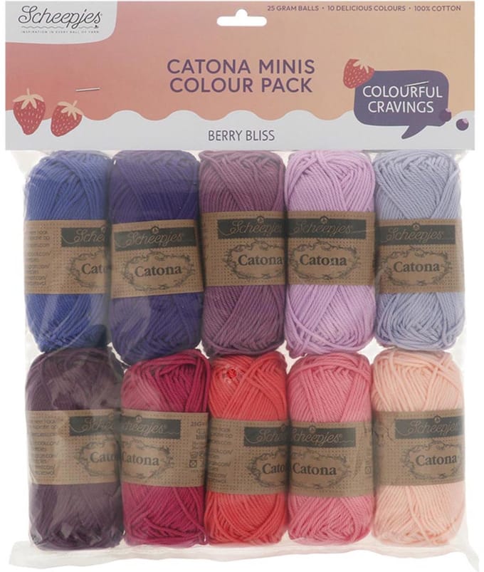 Scheepjes Catona en Chroma colour pack 10x25g - Haakgaren / Breigaren