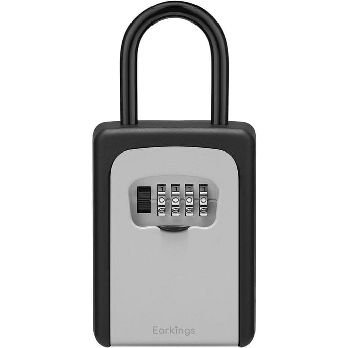 Earkings® Sleutelkluis Hangslot - Sleutelkluisje met Code voor Buiten