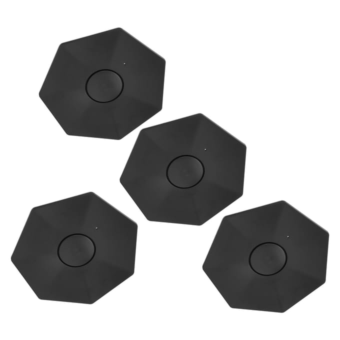 4 STUKS Wiel Naafdoppen Set Zwart Volledige Bescherming Stijlvol Zwart Klik-On Wiel Band Naaf gray