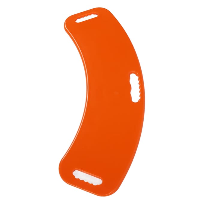 Elderly Transferring Board Anti Slip Assist Thickened Curved Elderly Transfer Board Orange red