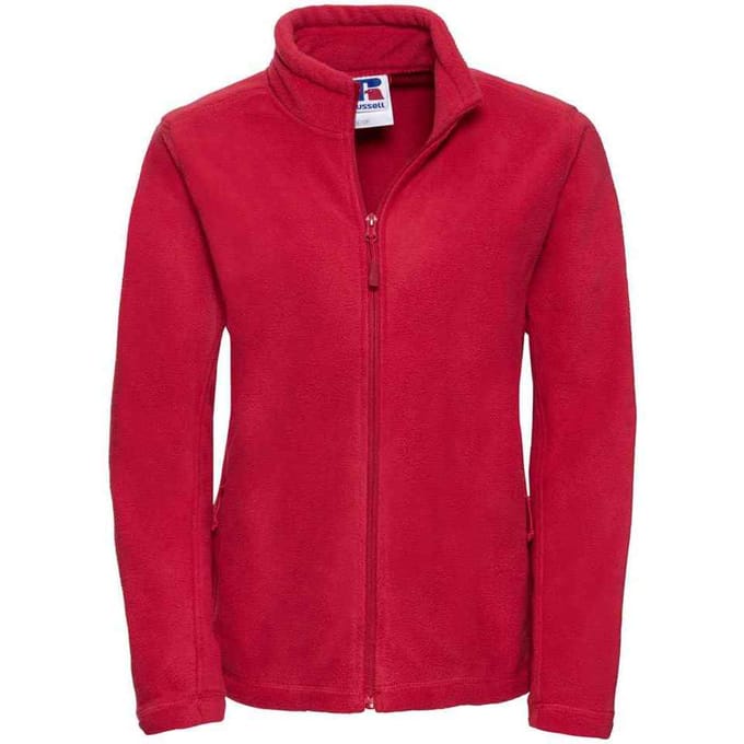 Russell Dames/Dames Outdoor Fleecejack (Klassiek rood)