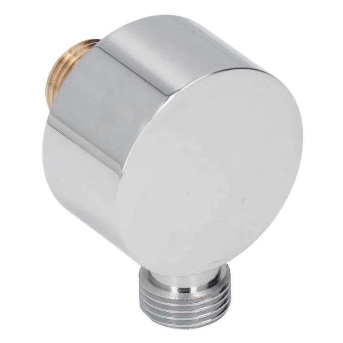 Doucheadapter Messing Constructie Verchroomd G1/2 Wandmontage Eenvoudige Installatie Ronde Douche beige
