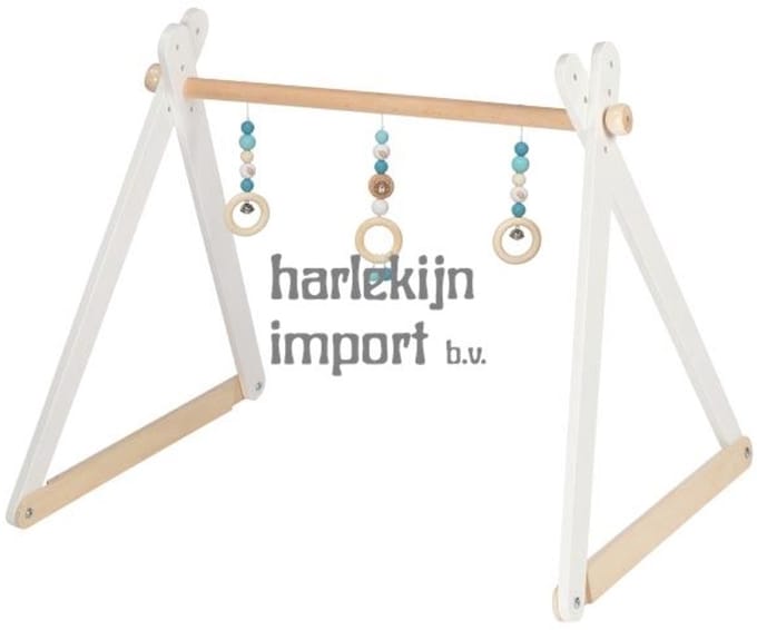 Goki Baby Gym: BEER 61x55x57cm, 4 verstelbare hoogtes, hout