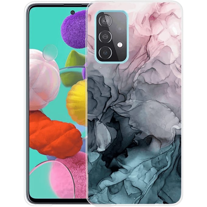 Mocaa Samsung Galaxy A32 5G Marble Case Meerkleurig