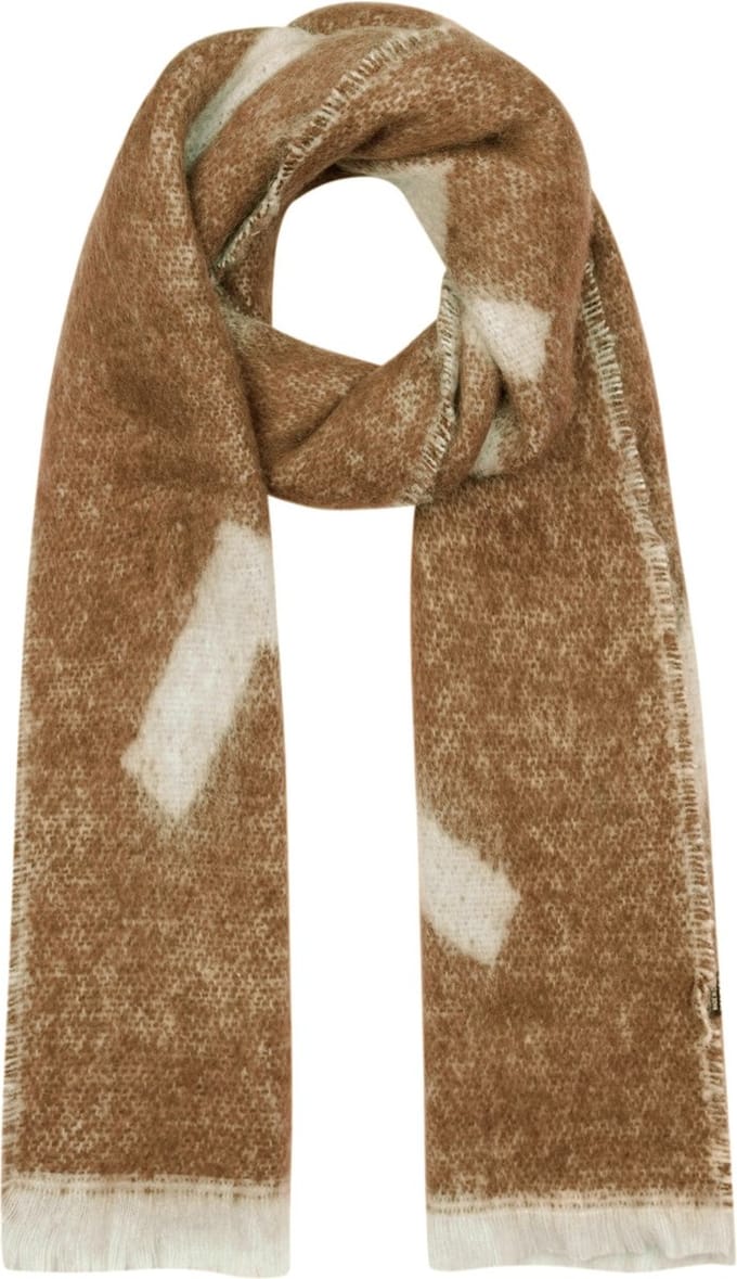 Yehwang - Damessjaal - Bruin - met print