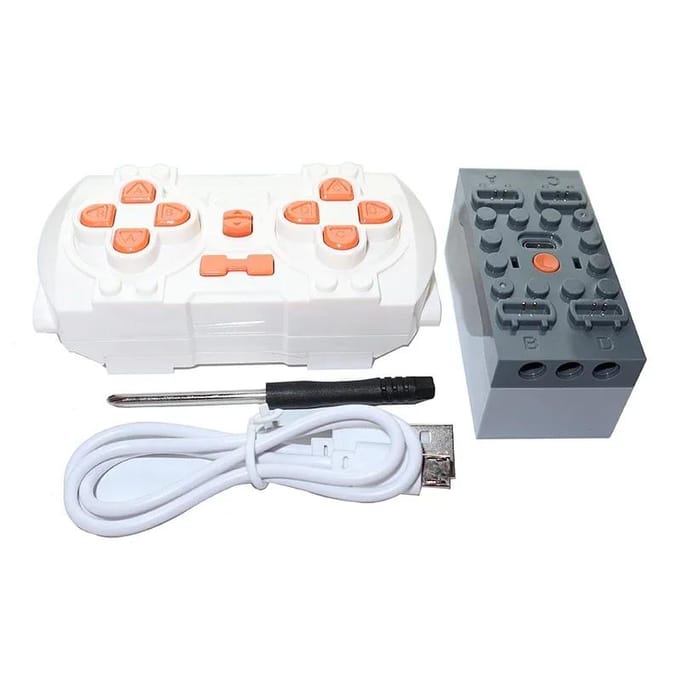 LAATSTE Snel Afstandsbediening Bouwstenen Oplaadbare Bluetooth Lithium Batterij Box Elektrische Motor Geschikt Ideaal voor IOS Plus Android gray