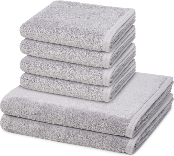 Vossen Sonstiges 4 X handdoek 2 X douchehanddoek - in set 6 pack Vegan Life