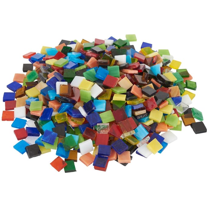 Glas-Mozaïekstenen "Kleurrijke mix"