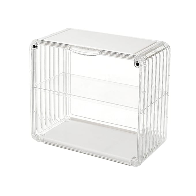 Figuren Displaydoos Acryl Blind Box Displaycase Monteren Verzamelobjecten Doos Stofdichte Bescherming wit