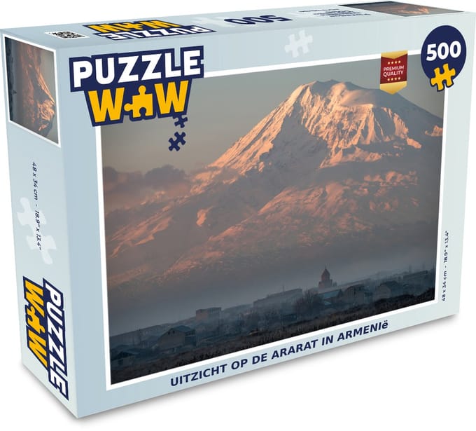 Puzzel Uitzicht op de Ararat in Armenië - Legpuzzel - Puzzel 500 stukjes