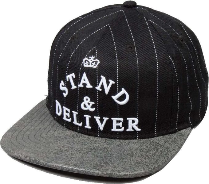 King Apparel Stand & Deliver Snapback - Black