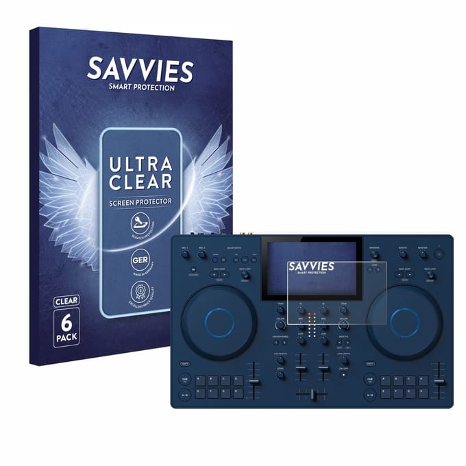Savvies - Screenprotector voor AlphaTheta OMNIS-Duo - Folie Beschermfolie transparant 6 Stuks