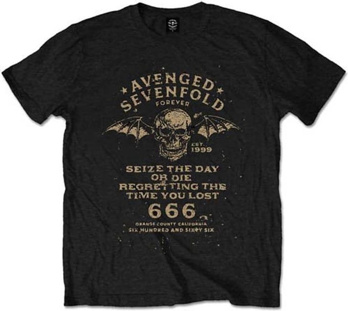 Avenged Sevenfold - Seize The Day Heren T-shirt - S - Zwart